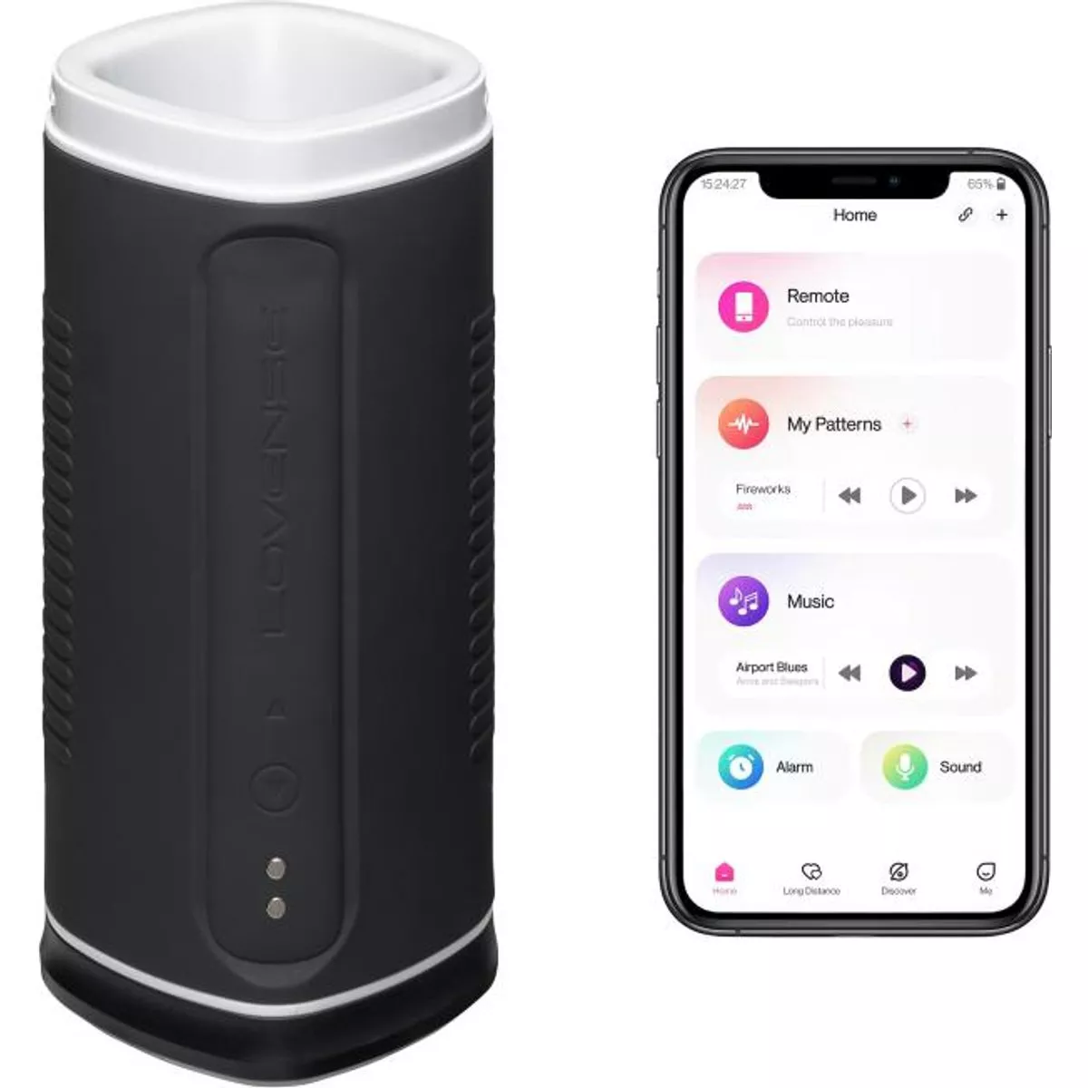 Lovense - Calor Depth - Masturbador automático controlado con aplicación