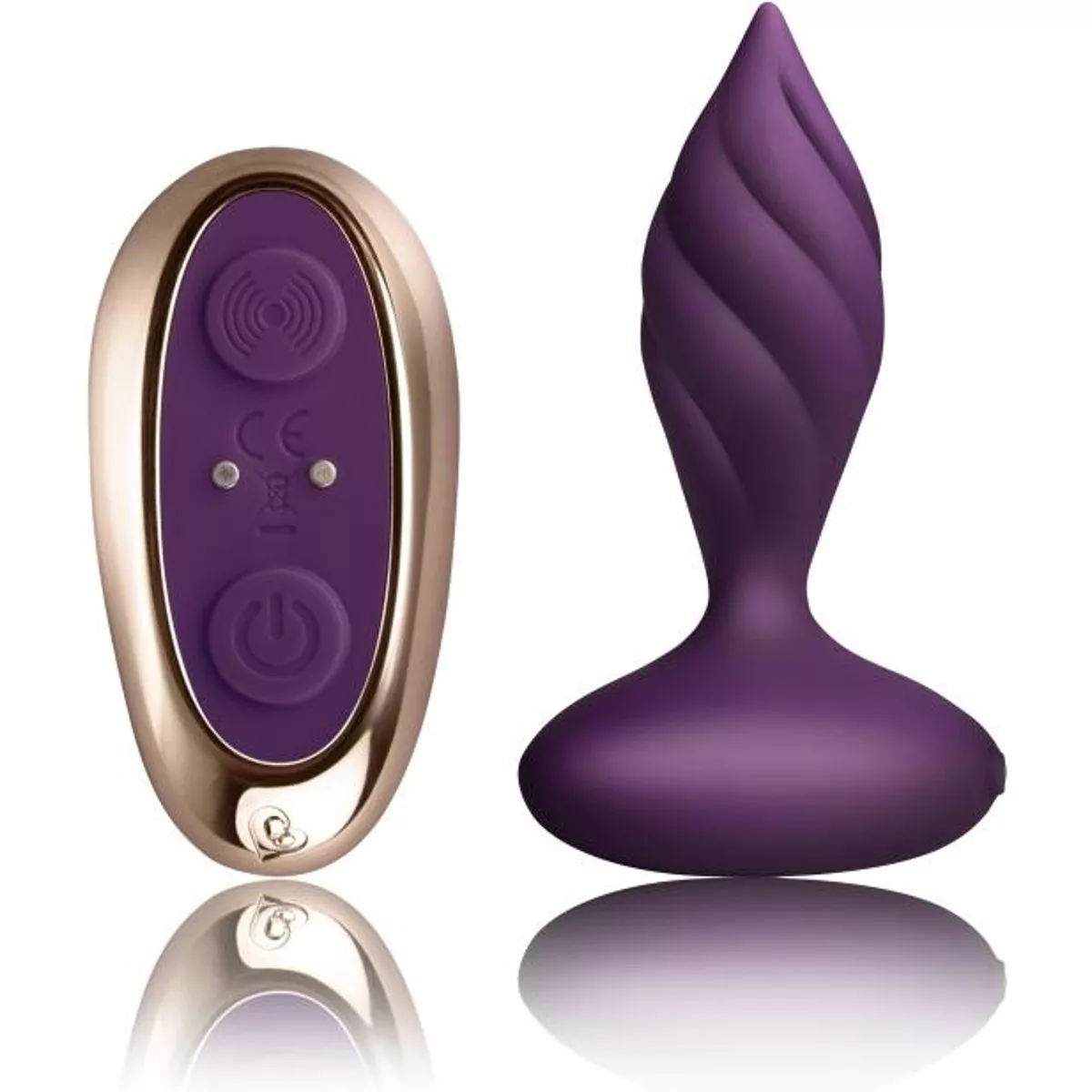 Rocks-Off - Tapón anal vibrador Petite Sensations Desire - Púrpura