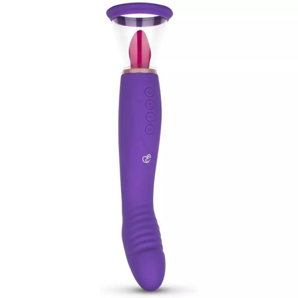 Bomba Vaginal con vibrador de punto G - Violeta