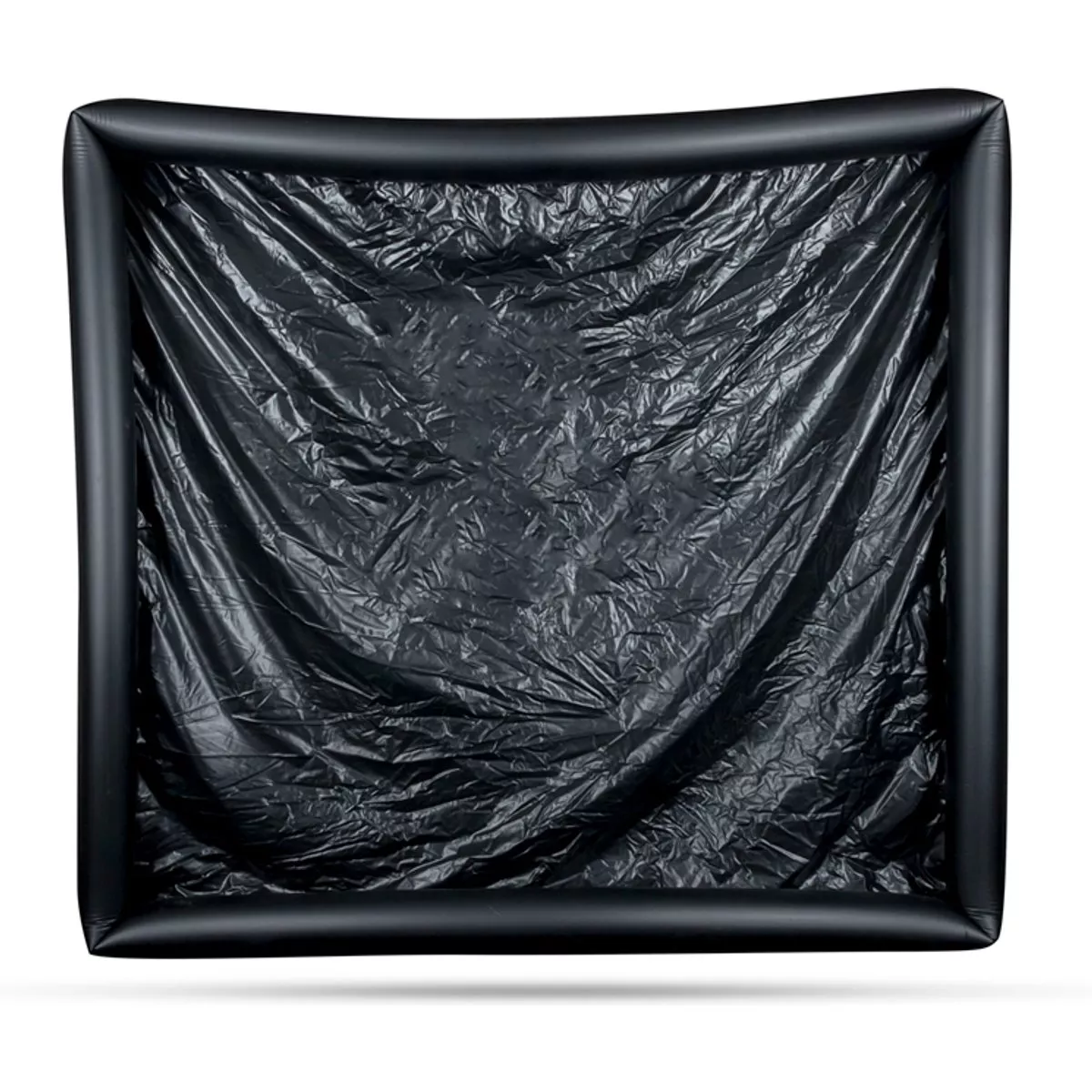 Lámina de vinilo con bordes inflables - Negro