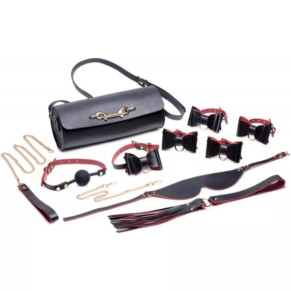 Bow - Kit BDSM de lujo con bolsa de viaje