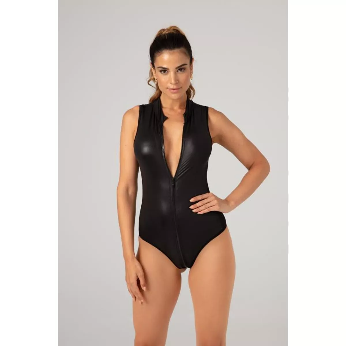 Body con cremallera bidireccional Xenna