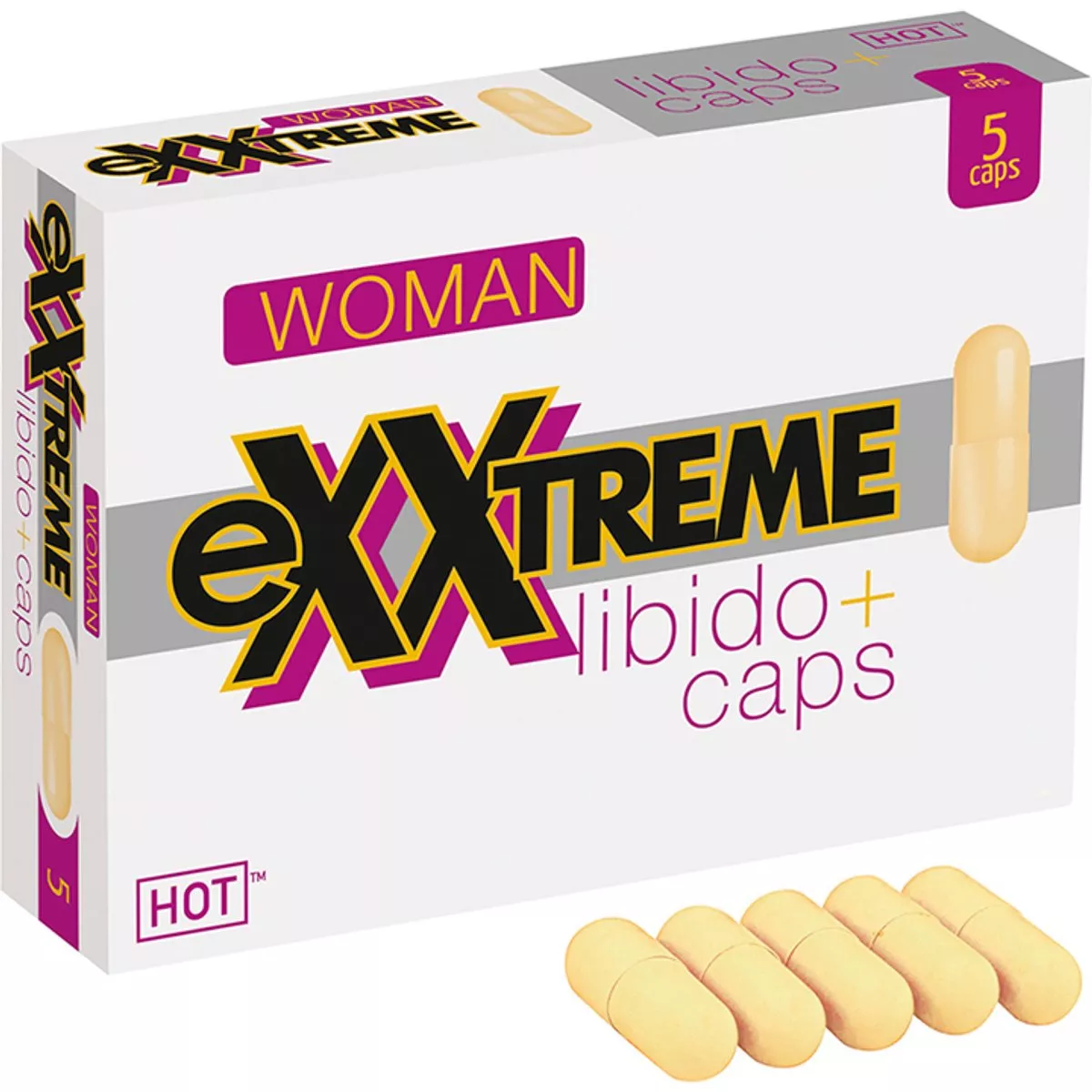 Pastillas para mujeres Exxtreme Libido 5 pcs