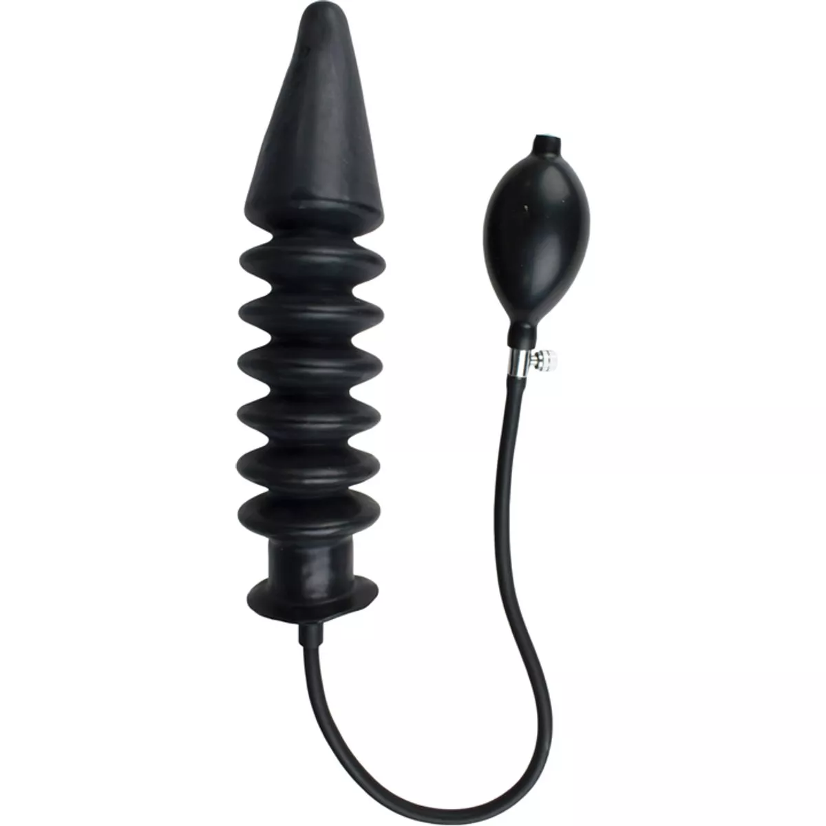 Plug anal inflable XL de acordeón