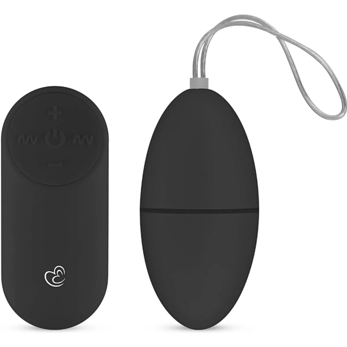Huevo Vibrador Control Remoto de EasyToys - Negro