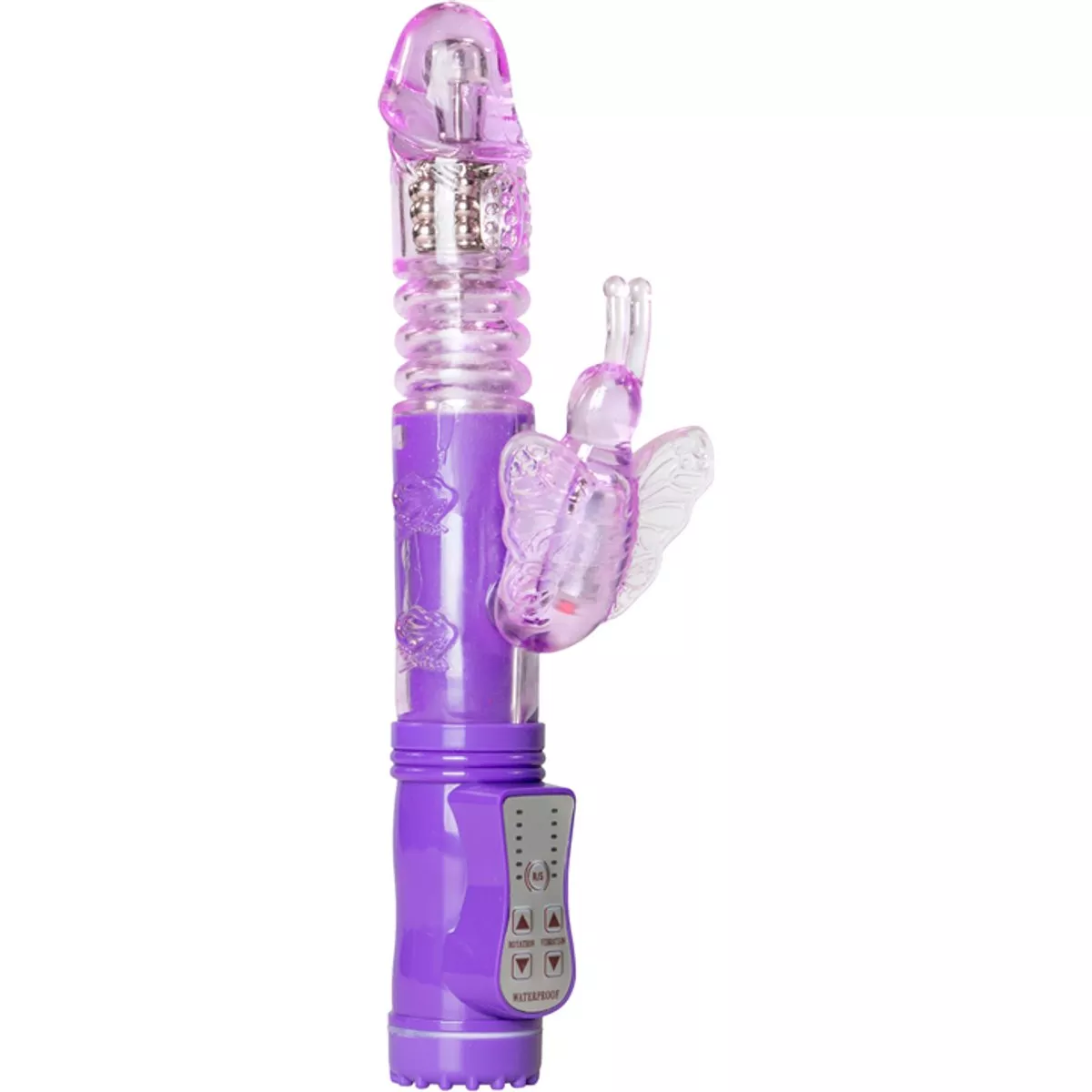 Vibrador mariposa morada de Easytoys