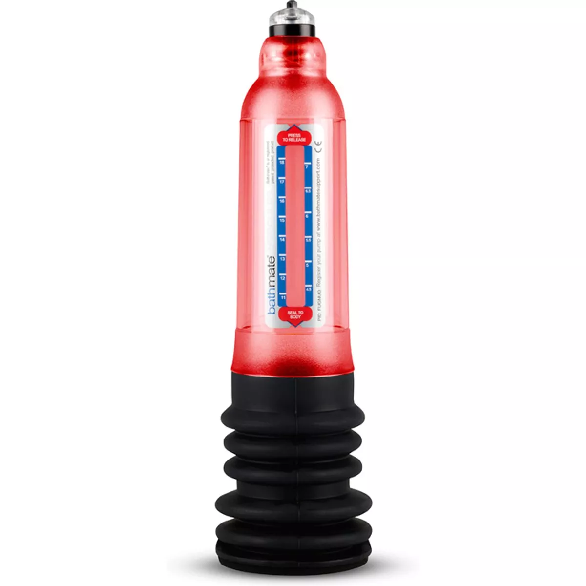 Bomba para el pene Bathmate Hydro 7 - Rojo