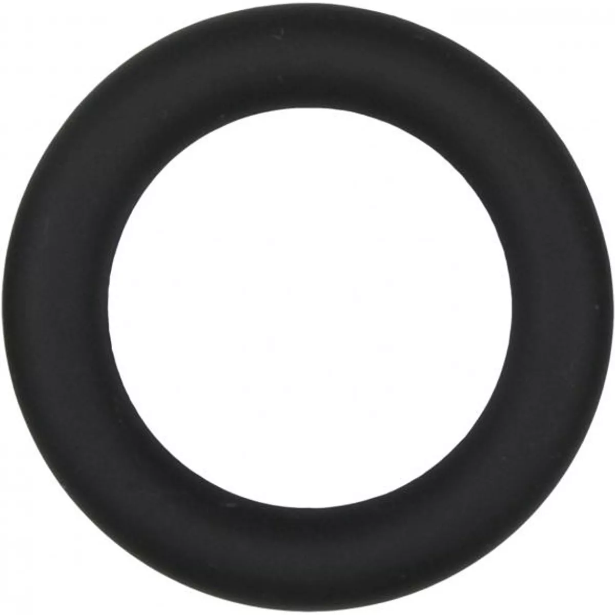 Anillo para pene mediano negro de silicona
