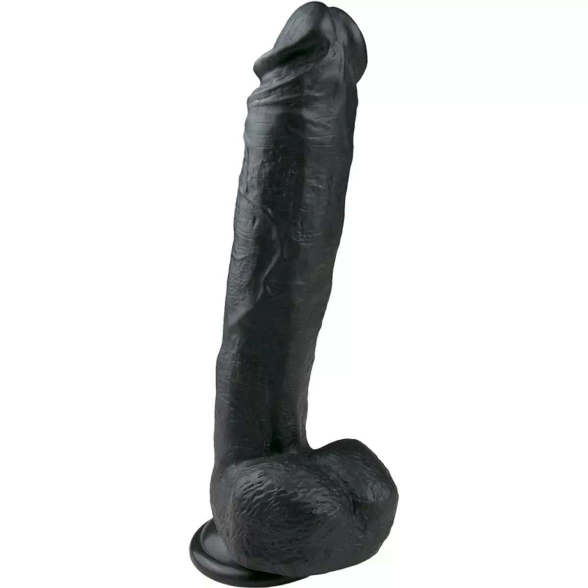 Dildo realista negro - 26,5 cm