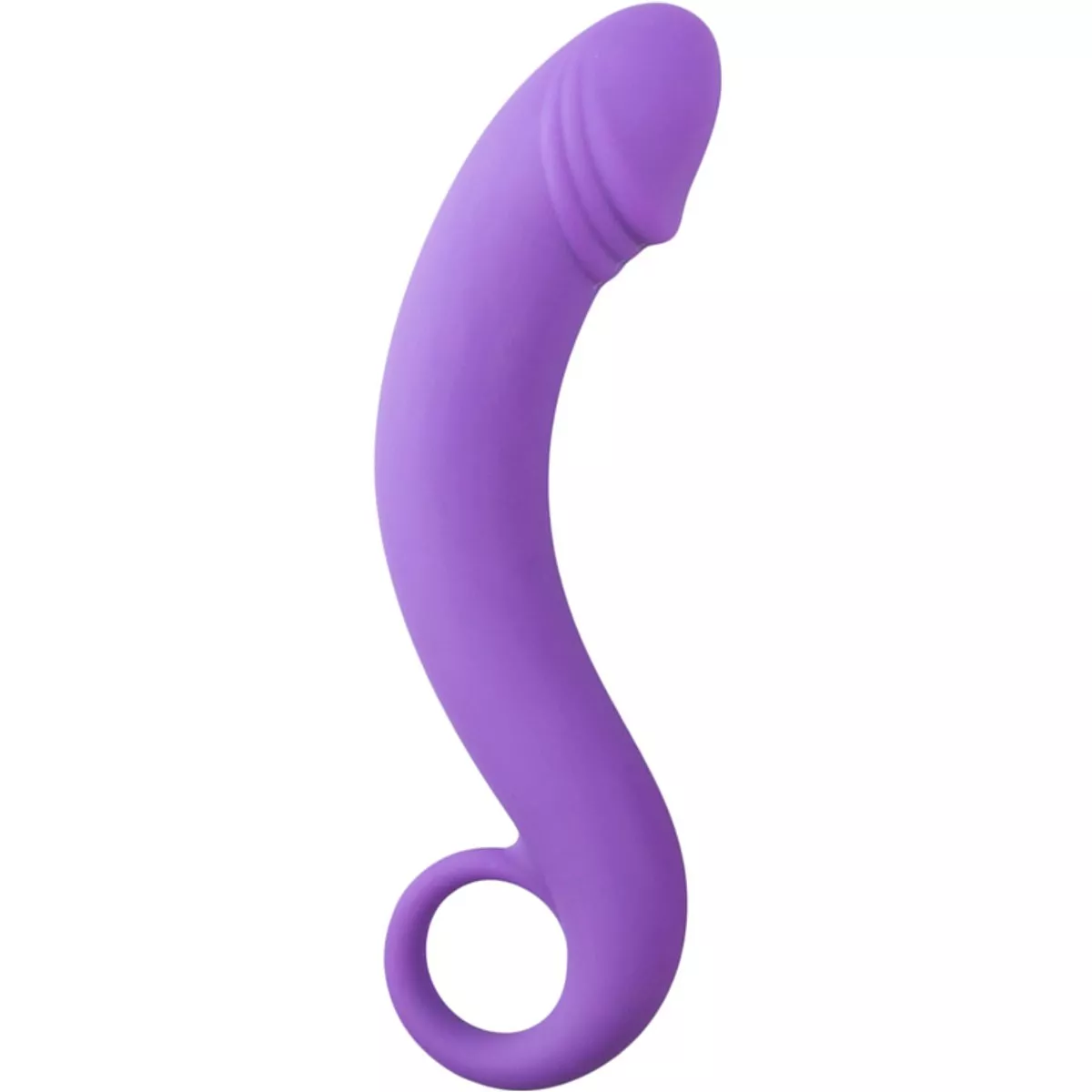 Dildo morado de silicona para próstata