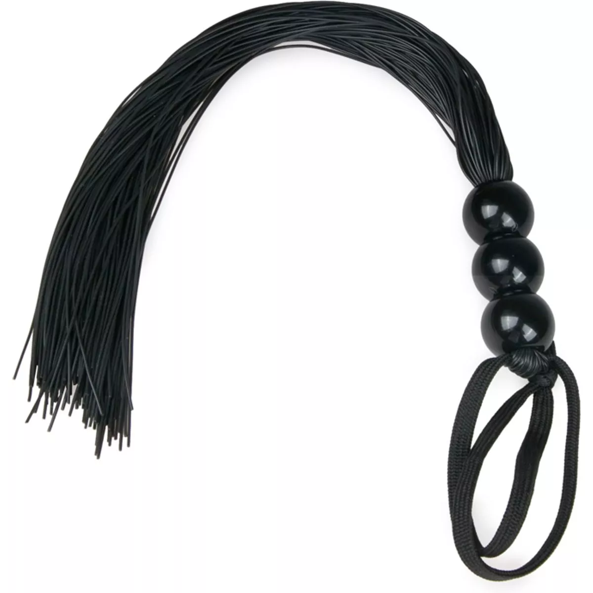 Látigo negro de silicona