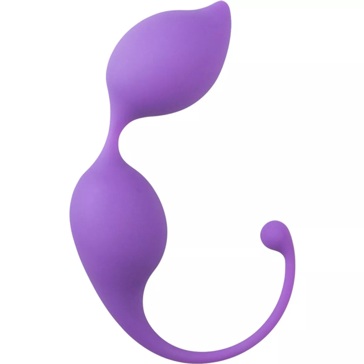 Bolas curvadas para ejercicio de Kegel - Moradas