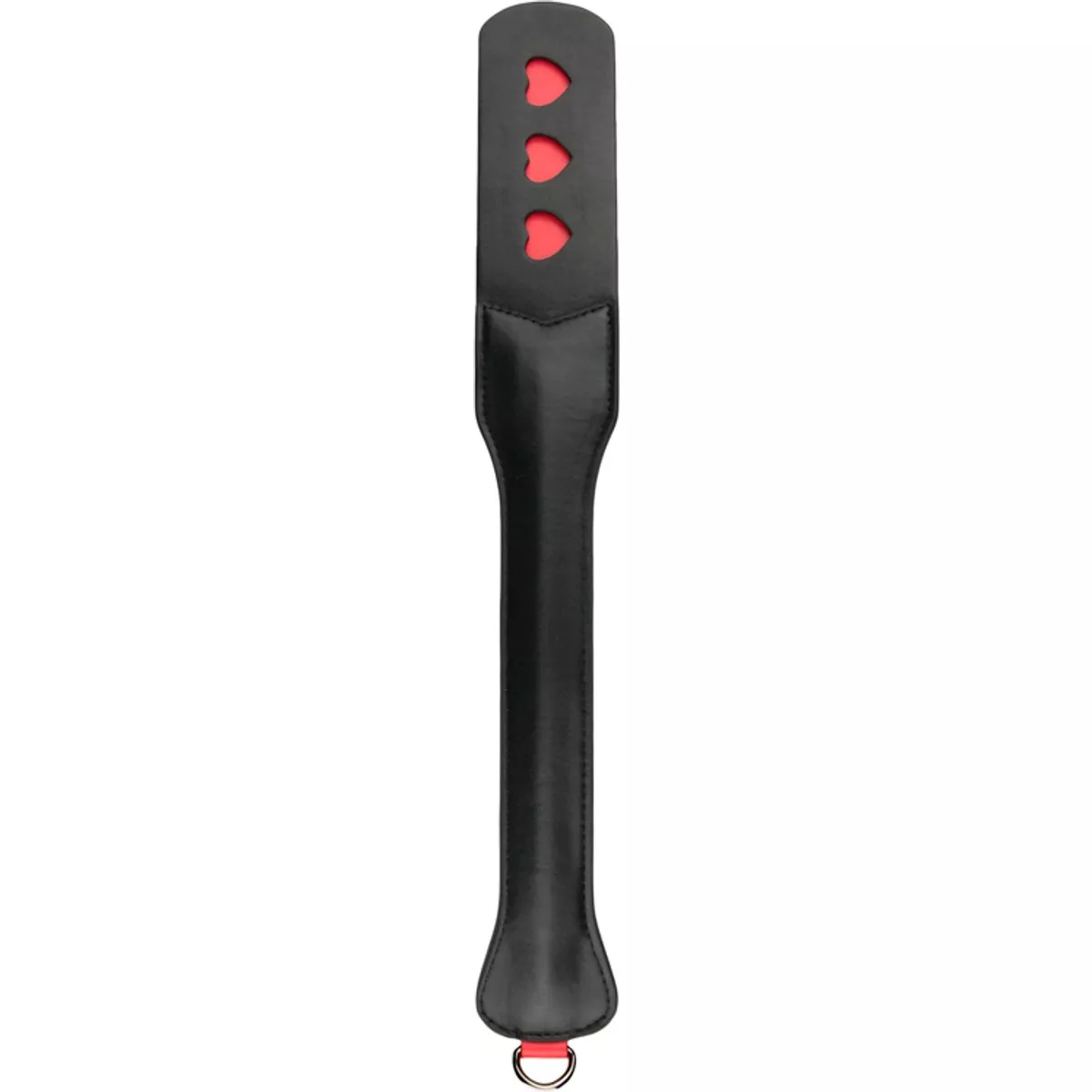 Paleta azotadora larga de cuero con corazón