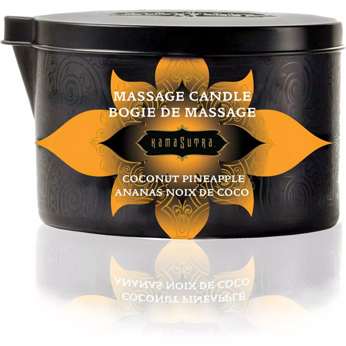 Kamasutra Massage Candle Coconut Pineapple (vela de masaje de coco y piña)