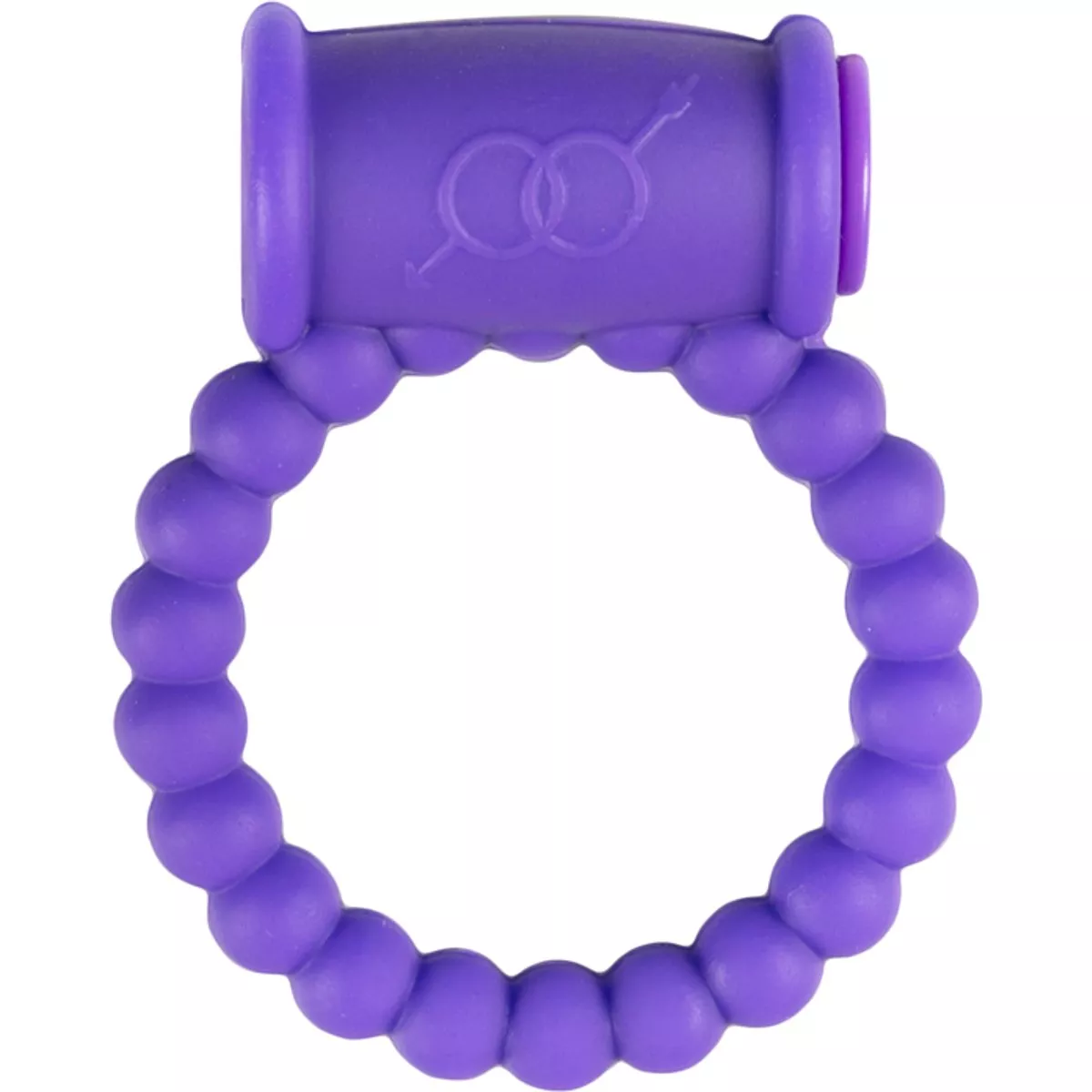 Anillo para pene con vibrador - Púrpura