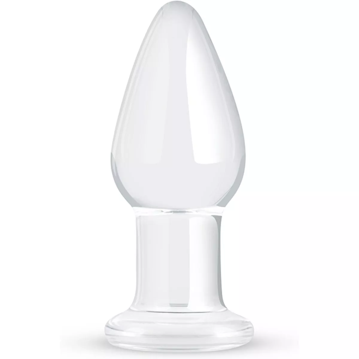 Buttplug vidrio transparente