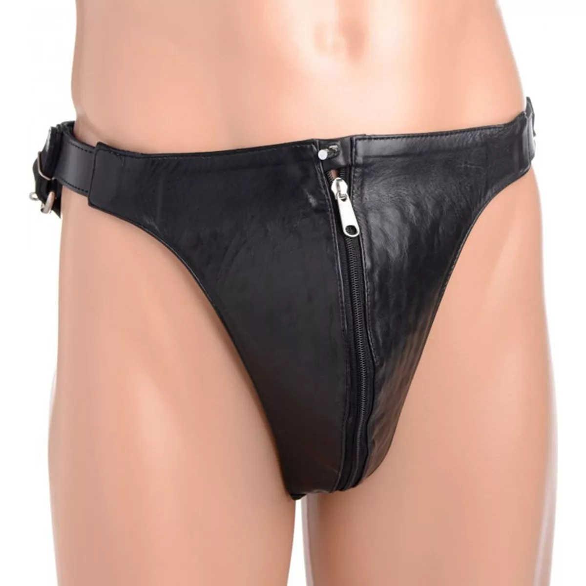 Strict Leather - Cinturón de castidad de cuero con púas