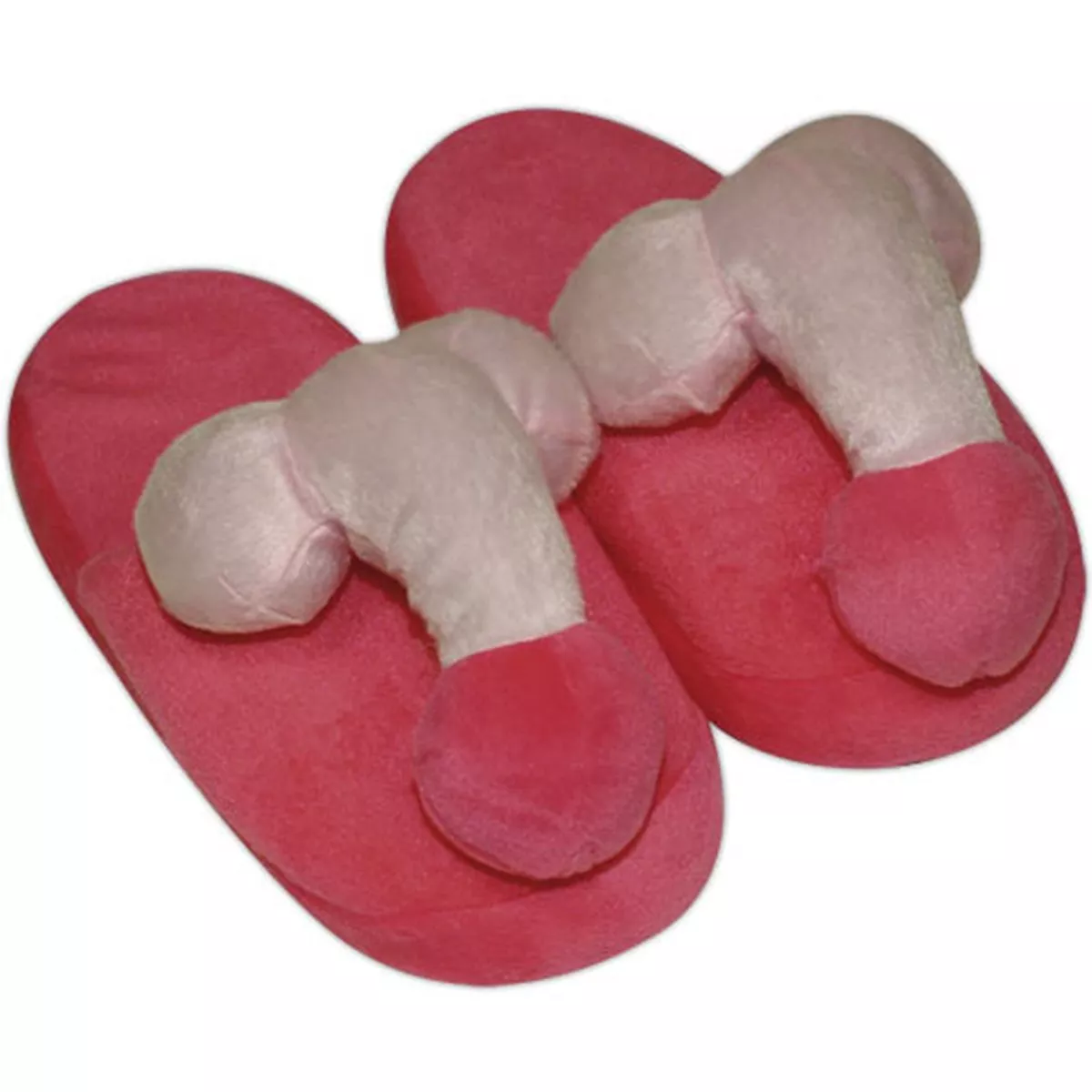 Zapatillas de pene de color rosa