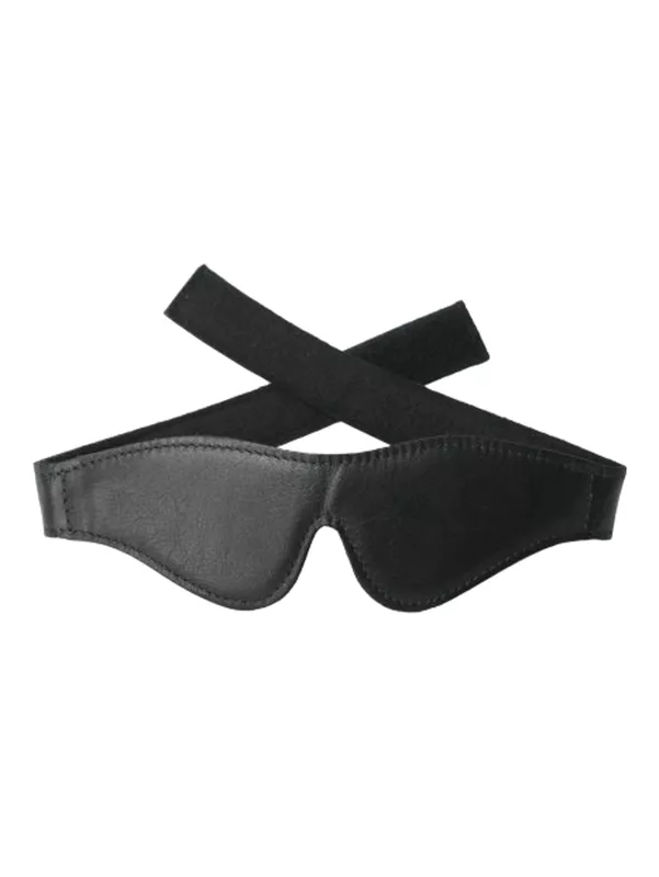 Strict Leather - Máscara de ojos de cuero con velcro