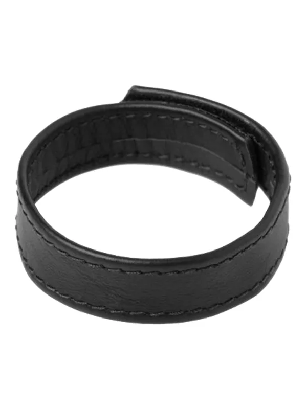 Anillo de cuero con velcro estricto